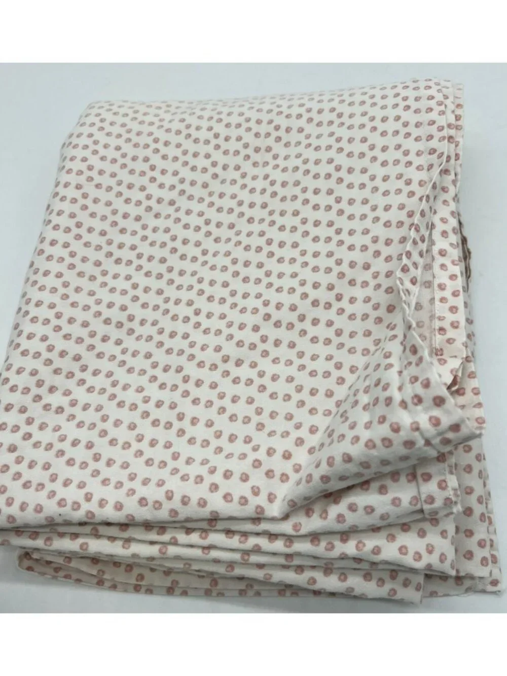 Better Homes & Gardens Pink Dotted 100% Cotton Full Size Flat Sheet Bedding